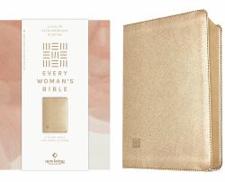 NLT Every Woman's Bible, Filament Enabled (LeatherLike, Soft Gold, Red Letter)