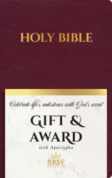 NRSV Updated Edition Gift and Award Bible with Apocrypha (Imitation Leather, Burgundy)