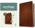 NLT Large Print Thinline Reference Bible, Filament Enabled (Genuine Leather, Brown, Indexed, Red Letter)