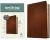 NLT Thinline Center-Column Reference Bible, Filament Enabled (Genuine Leather, Brown, Red Letter)