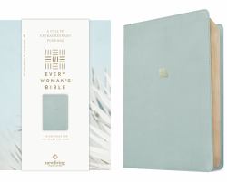 NLT Every Woman's Bible, Filament Enabled (LeatherLike, Sky Blue, Red Letter)