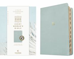 NLT Every Woman's Bible, Filament Enabled (LeatherLike, Sky Blue, Indexed, Red Letter)