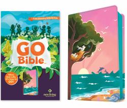 NLT GO Bible for Kids (LeatherLike, Beach Sunrise) : A\Life-Changing Bible for Kids