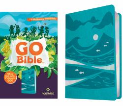 NLT GO Bible for Kids (LeatherLike, Teal Ocean) : A\Life-Changing Bible for Kids