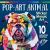 Pop Art Animals Sticker Mosaic Art : 10 Amazing Designs