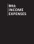 Bill Income Expenses : Simple Cash Book Monthly Bill Planner and Daily Income & Expenses Tracker Accounting Book Account Ledger Accounts Bookkeeping Journal for Personal or Small Business Entry Log Track & Record Spending Notebook Easy Budget Planner