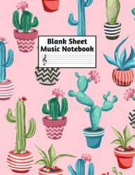 Blank Sheet Music Notebook : Easy Blank Staff Manuscript Book Large 8. 5 X 11 Inches Musician Paper Wide 12 Staves per Page for Piano, Flute, Violin, Guitar, Trumpet, Drums, Cello, Ukelele and Other Musical Instruments - Code : A4 1426