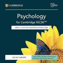 Cambridge IGCSE(tm) Psychology Digital Teacher's Resource Access Card