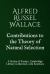 Contributions to the Theory of Natural Selection : A Series of Essays. Cambridge Library Collection. Life Sciences
