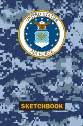 US Air Force Digital Camo Sketchbook