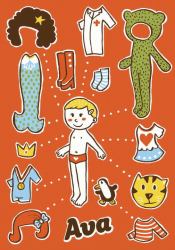 Ava : Magnetic Dress-Up Doll