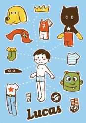 Lucas : Magnetic Dress-Up Doll