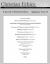 Christian Ethics Today, Issue 15
