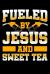 Fueled by Jesus and Sweet Tea : Christian Notebook to Write in, 6x9, Lined, 120 Pages Journal